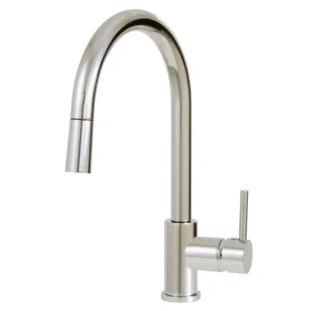 Pull-down single stream mode kitchen faucet