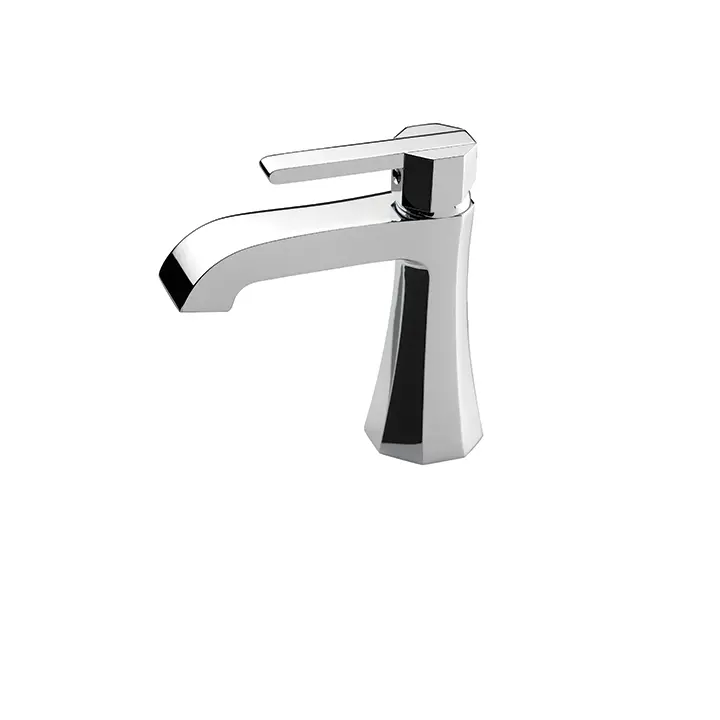 Aquabrass Otto Single‑Hole Lavatory Faucet – Crystal Clear Water Flow, Includes Pop‑Up Drain - Image 2
