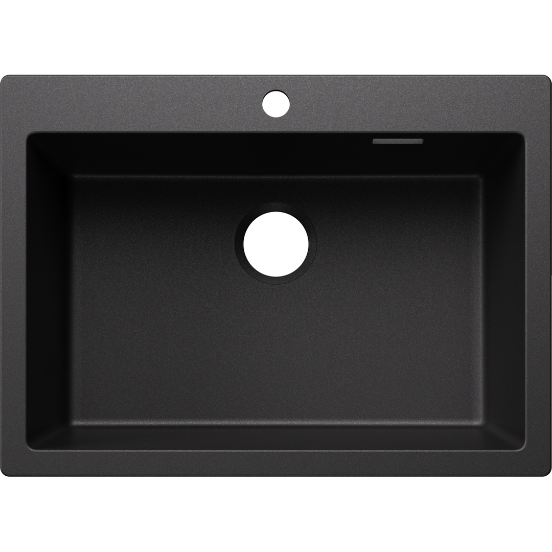 Blanco Pleon 8 Kitchen Sink – Extra‑Large Deep Single Bowl with Customisable Coloured Waste Fittings & Low‑Profile Rim