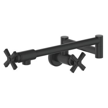 Vogt Zehn Wall‑Mounted X‑Handle Pot Filler Faucet [KF.ZN.14.MB]