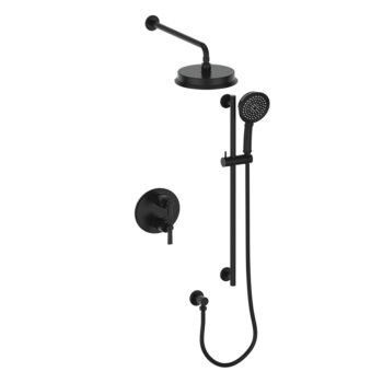 Vogt Zehn Concealed Thermostatic Dual Shower System with Rain and Hand Shower