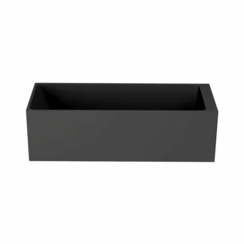 StoneTouch Bobsleigh Freestanding Bathtub – Modern Rectilinear Design